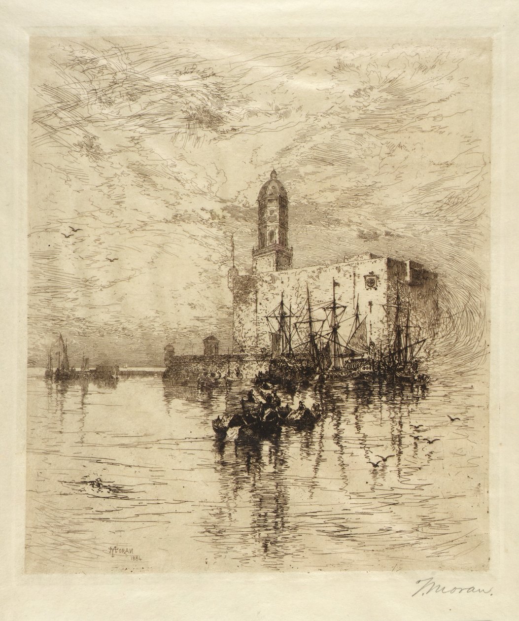 Château de San Juan de Vlua, Vera Cruz - Thomas Moran