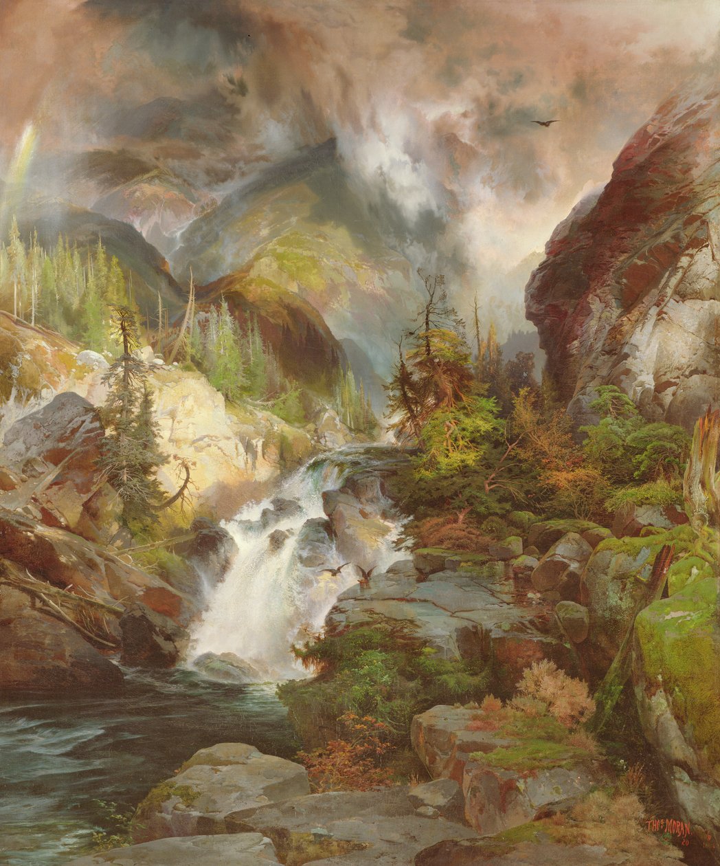 Enfants de la montagne - Thomas Moran
