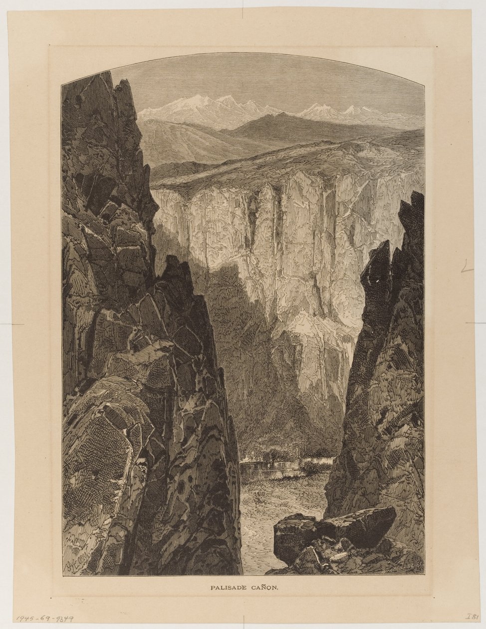 Cañon Palisade - Thomas Moran