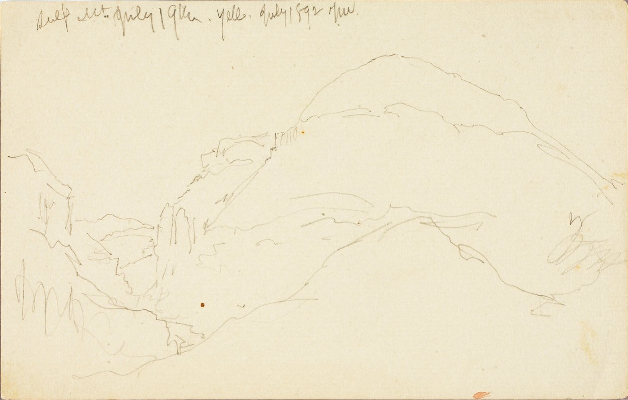 Mont Sulphur, Yellowstone - Thomas Moran
