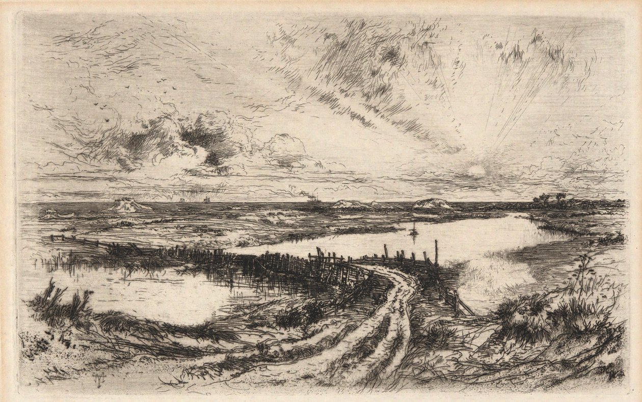Lever de soleil - Thomas Moran