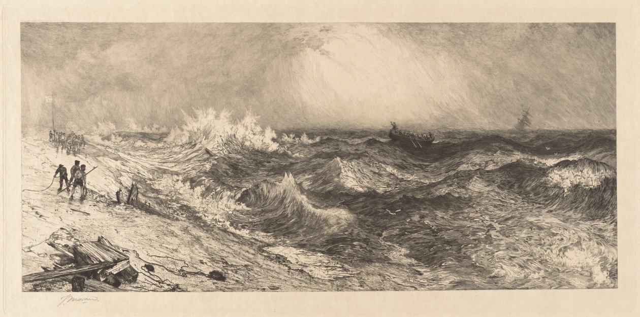 La mer retentissante - Thomas Moran