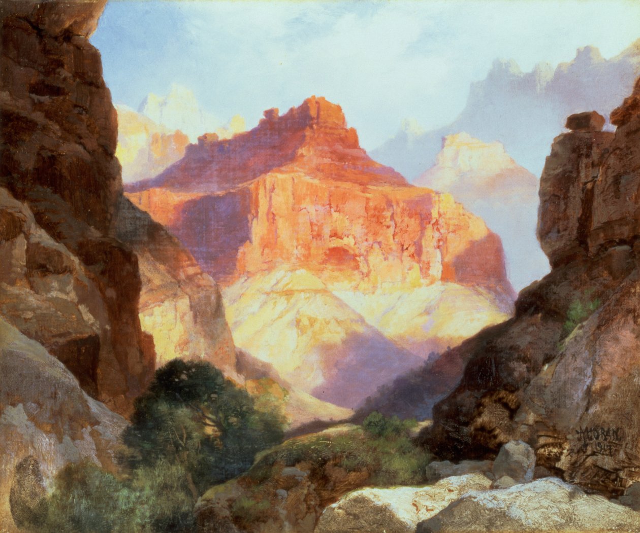 Sous le mur rouge, Grand Canyon de l