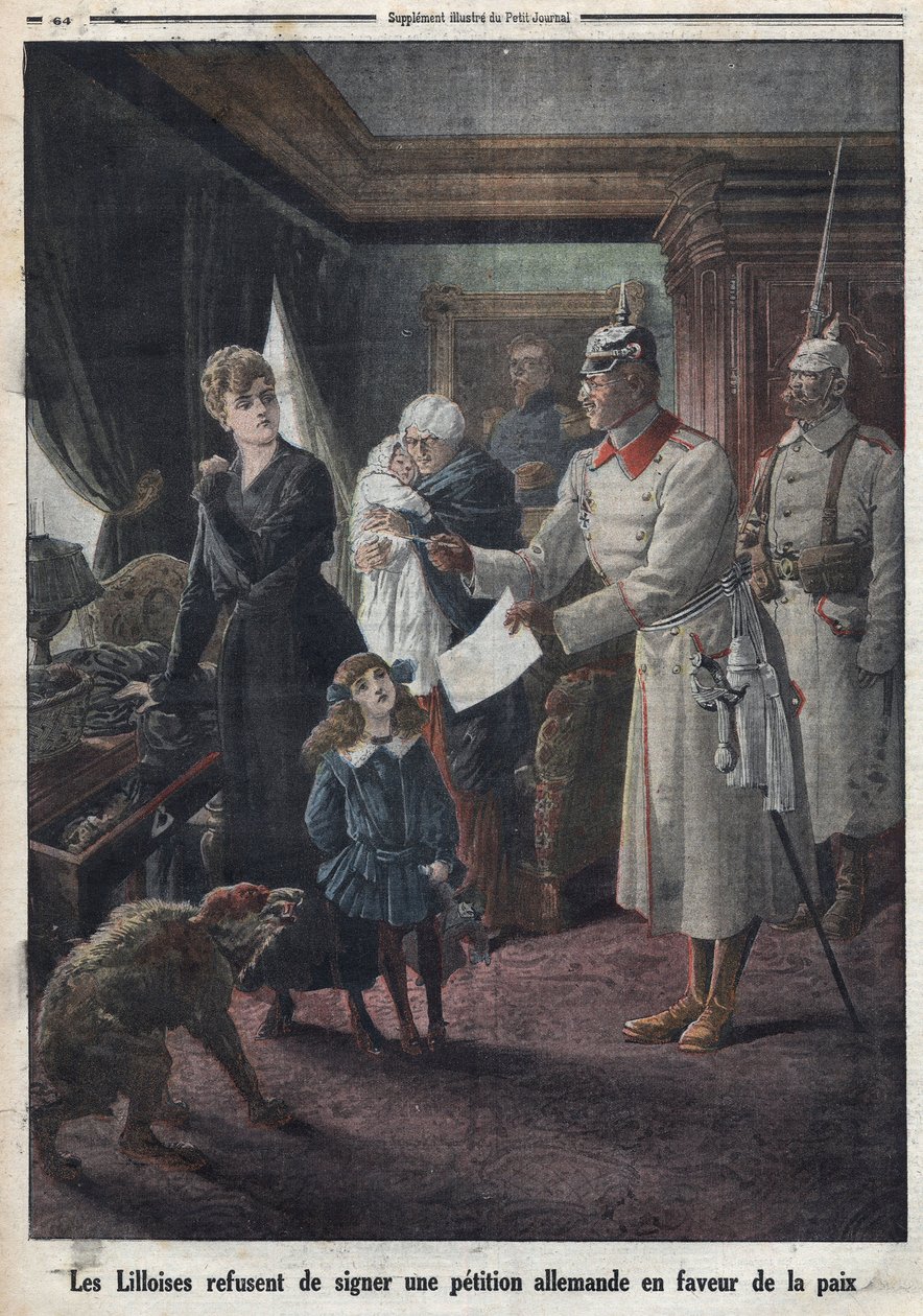 Première Guerre mondiale : les Lillois refusent de signer une pétition des soldats allemands en faveur de la paix - Thomas & Mortimer John Hamilton (1741-79) Jones