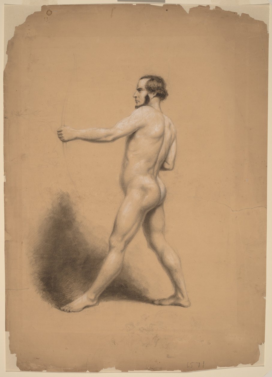 Archer, étude de nu - Thomas Nast