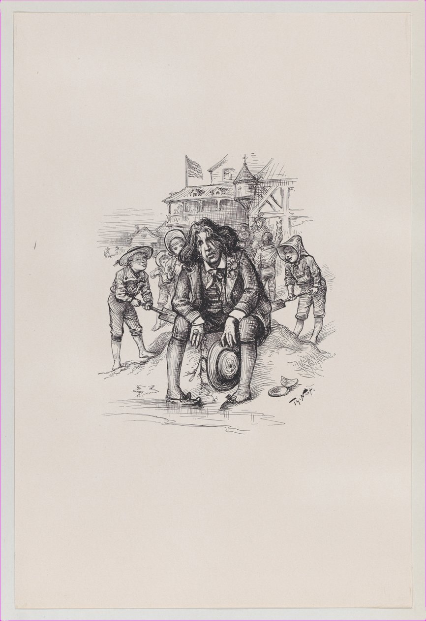 Oscar au bord de la mer - Thomas Nast