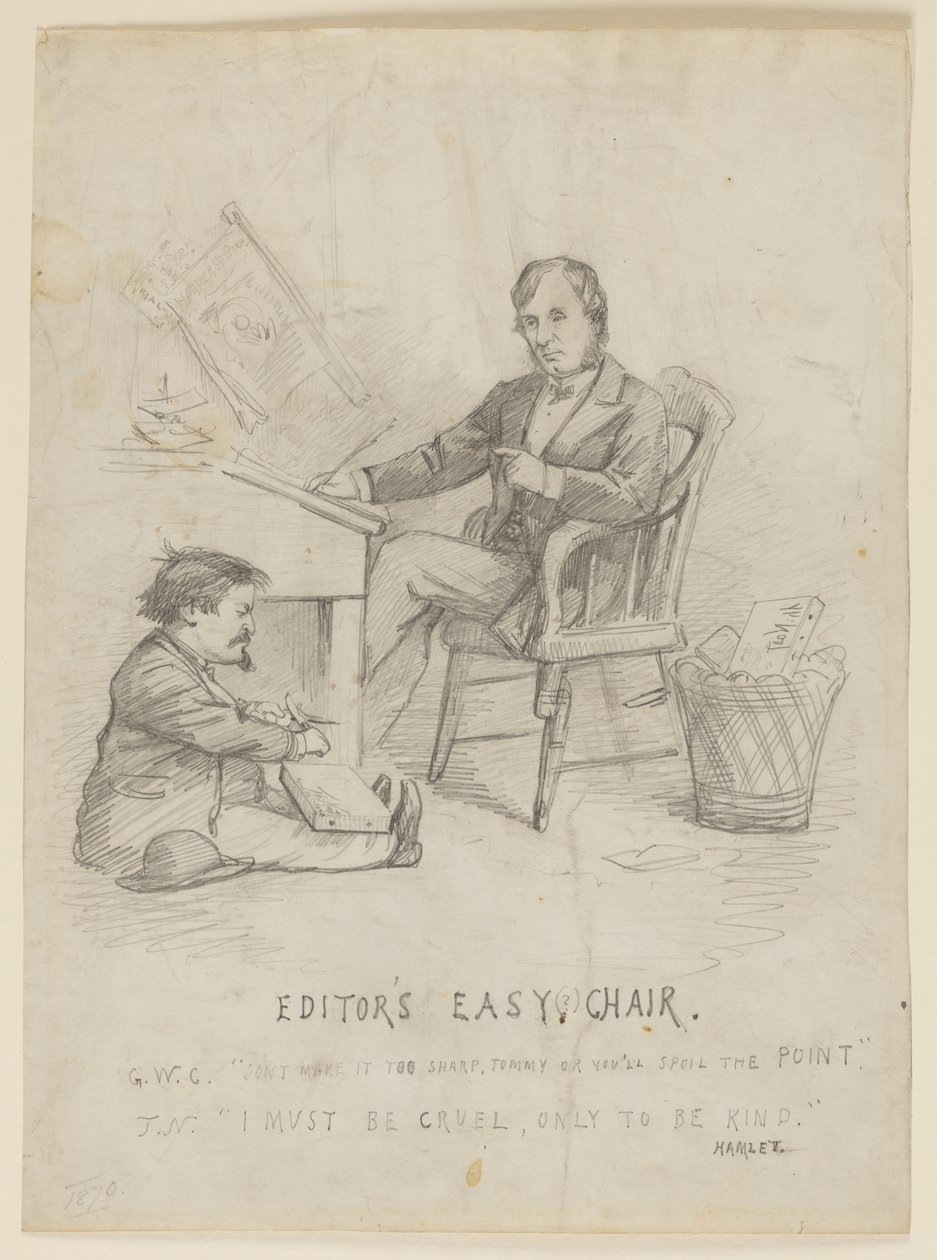 Étude pour Cartoon, « Le fauteuil de l