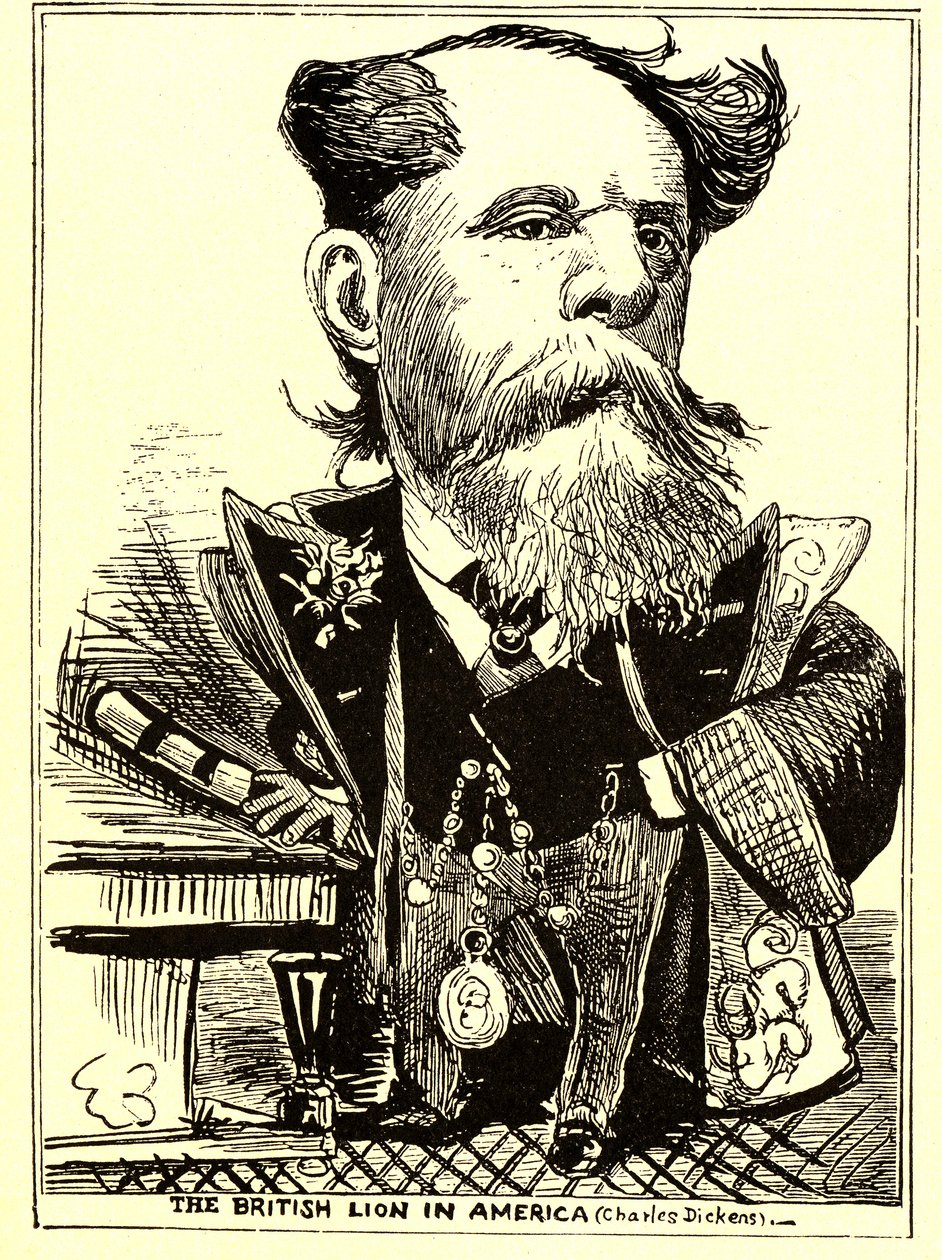 Le lion britannique en Amérique, 1867-68 - Thomas Nast