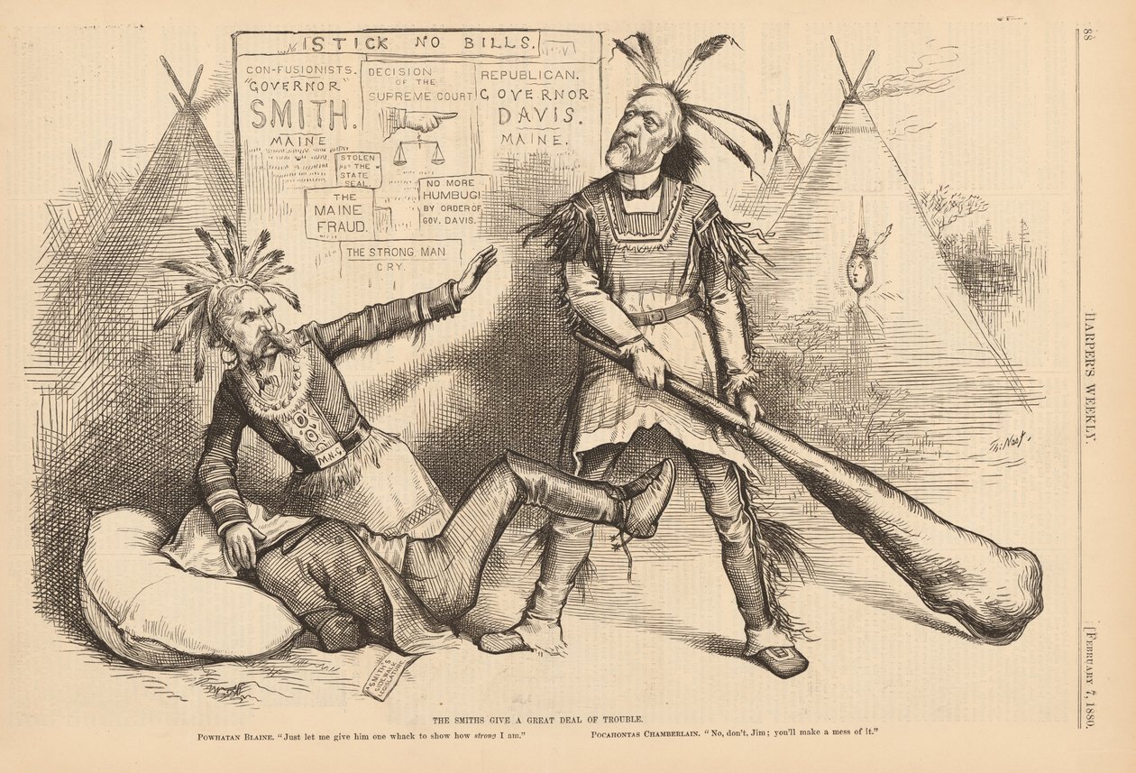 Les Smith causent beaucoup de problèmes - Thomas Nast