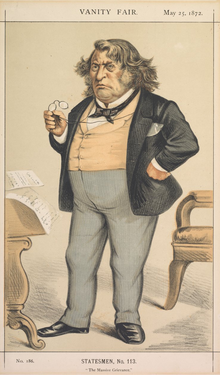 Vanity Fair : Statesman, n° 113 "The Massive Grievance" (Le grief massif) - Thomas Nast