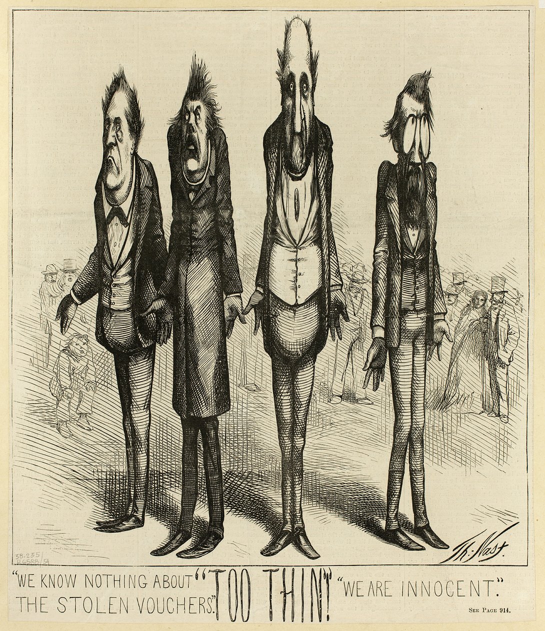 Nous ne savons rien des bons volés - Thomas Nast