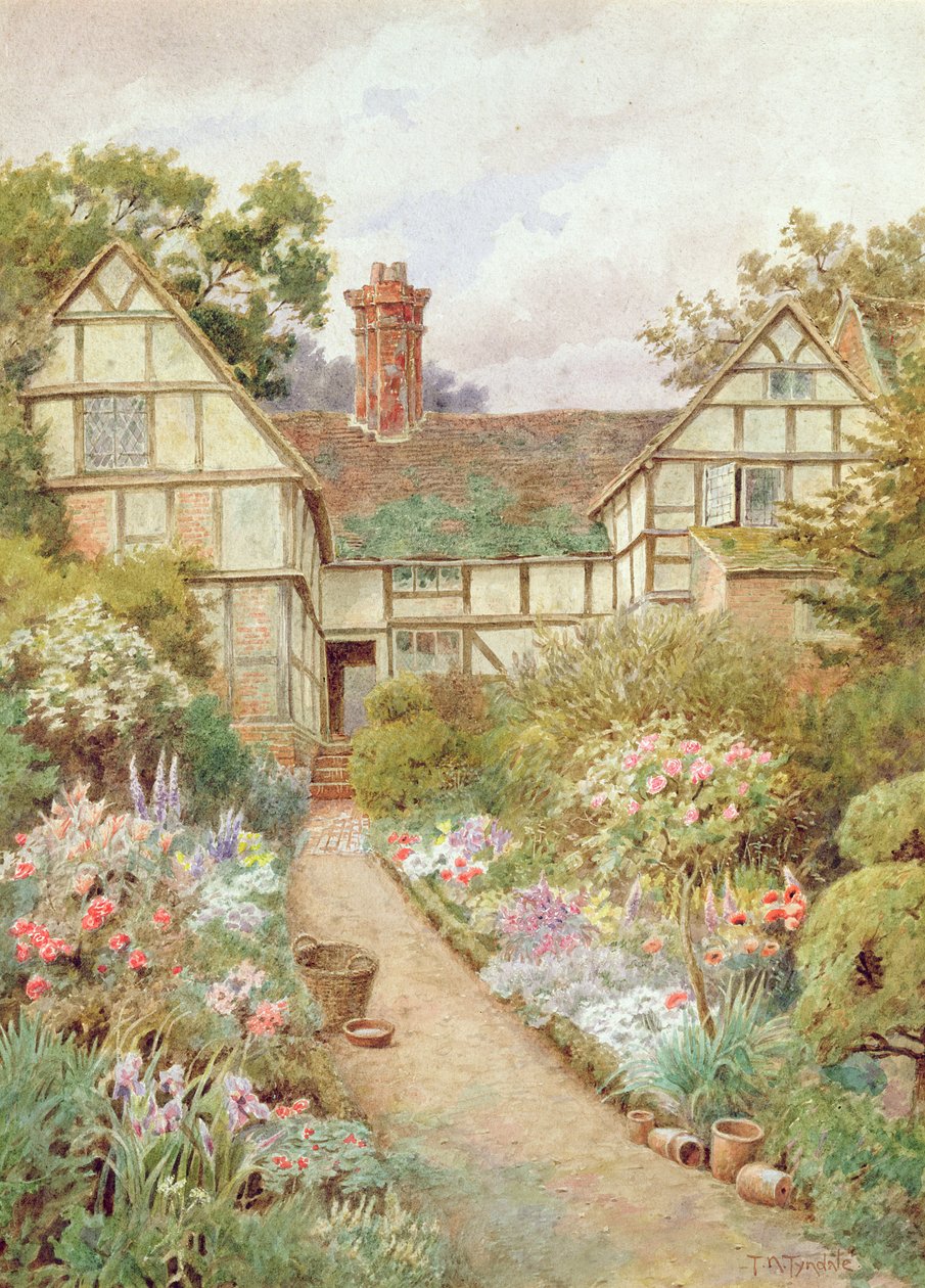 Jardin de cottage - Thomas Nicholson Tyndale