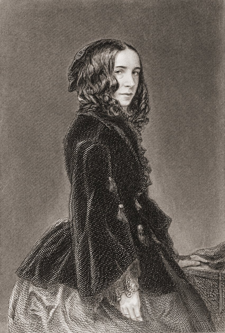 Elizabeth Barrett Browning, Poetical Works Volume I, gravure - Thomas Oldham Barlow