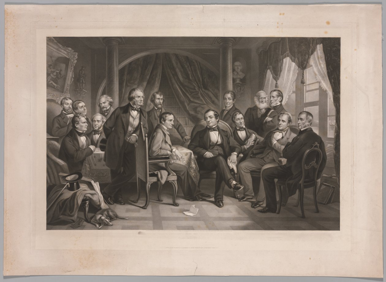 Washington Irving et ses amis littéraires à Sunnyside - Thomas Oldham Barlow