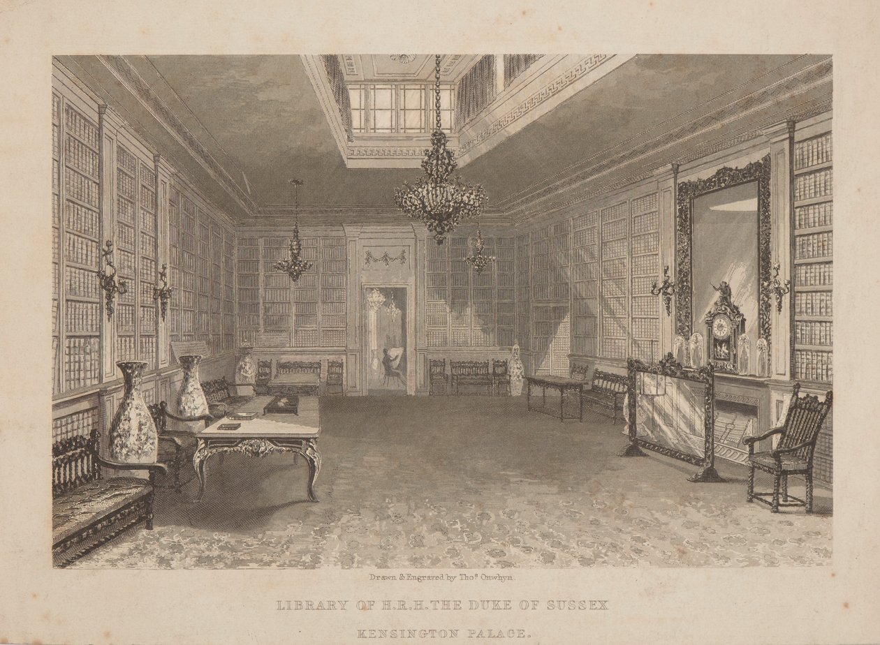 La Bibliothèque du Sussex - Thomas Onwhyn