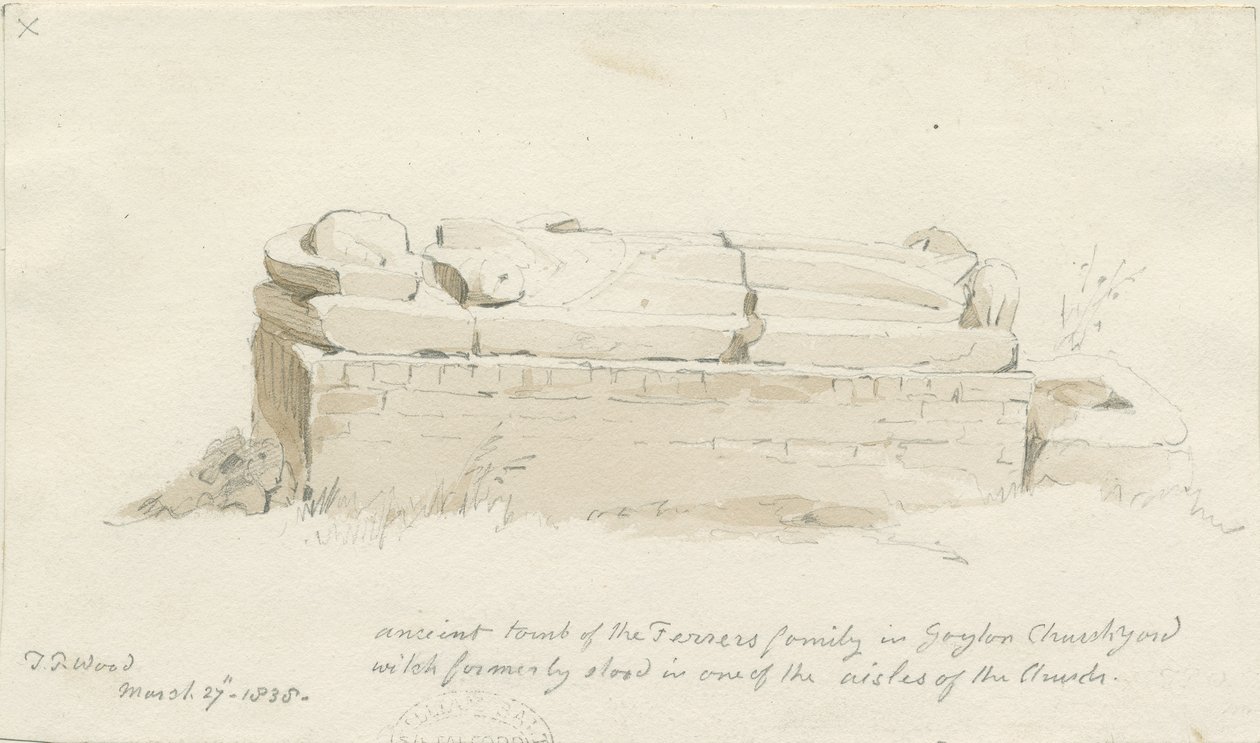 Église de Gayton (dessin) - Thomas Peploe Wood