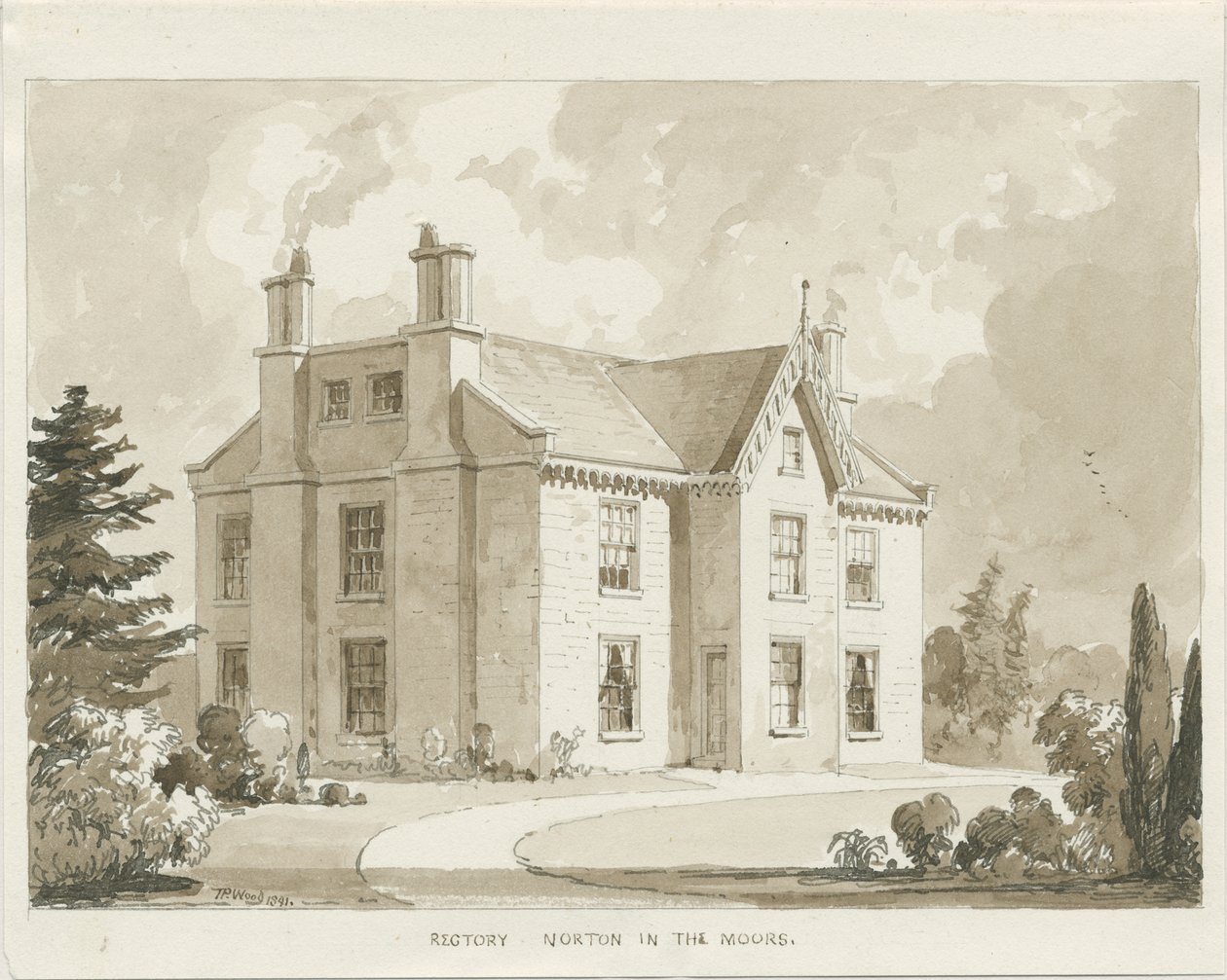 Norton-in-the-Moors Rectory - Thomas Peploe Wood