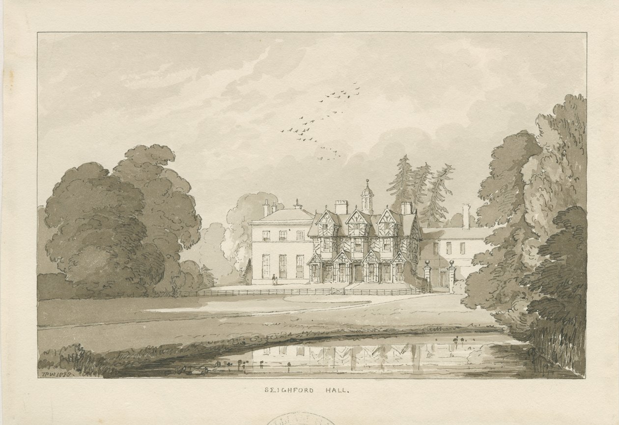Seighford Hall - Thomas Peploe Wood