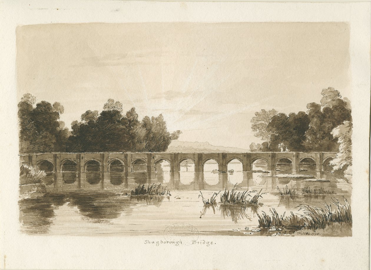 Pont de Shugborough - Thomas Peploe Wood