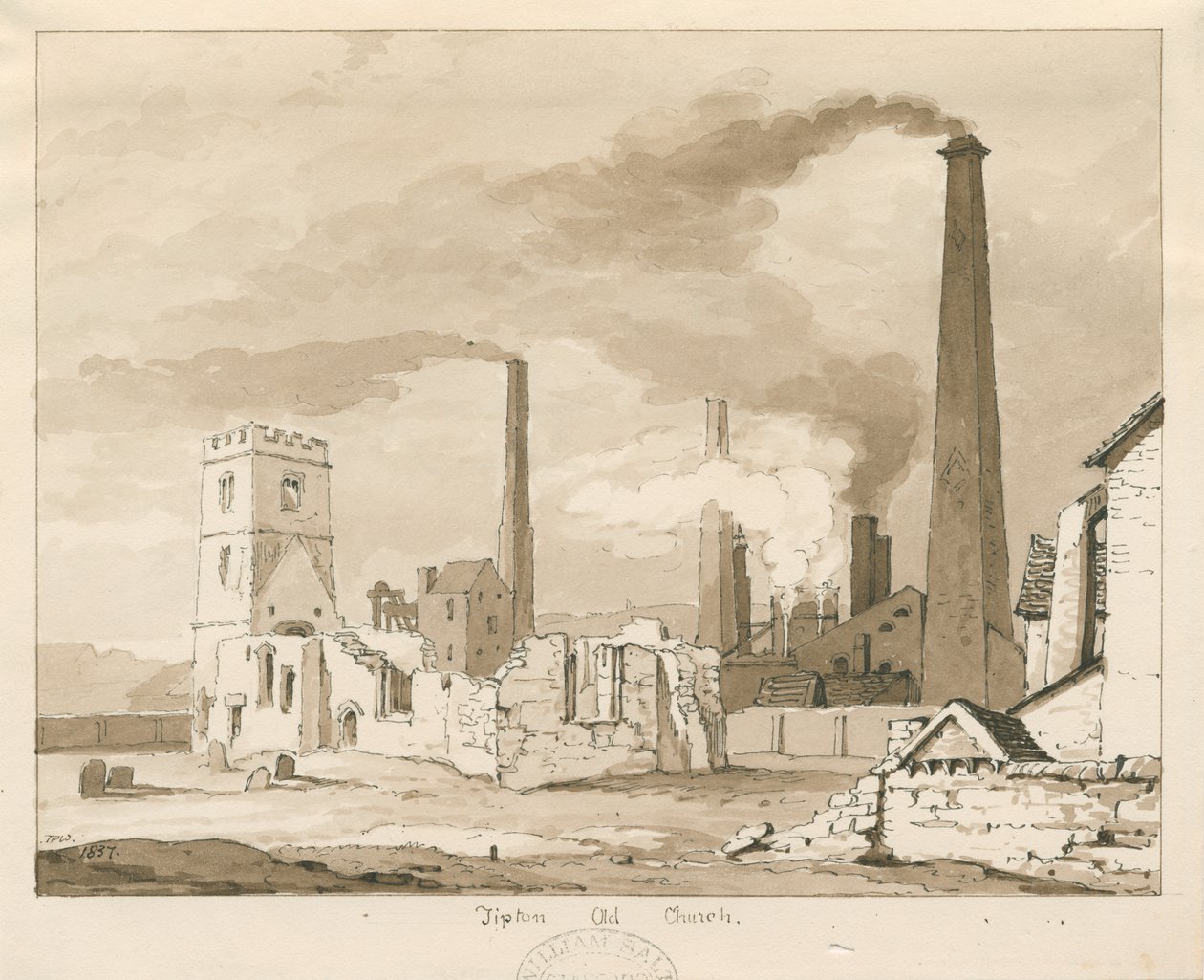 Vieille Église de Tipton - Thomas Peploe Wood