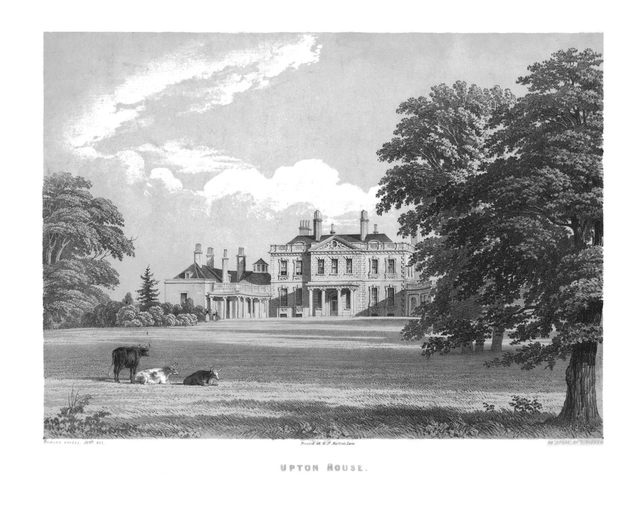 Upton House, milieu du XIXe siècle - Thomas Picken