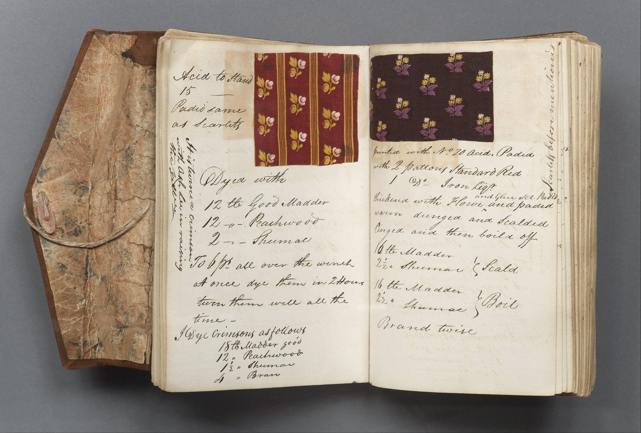 Livre de comptes du teinturier - Thomas Ratcliffe