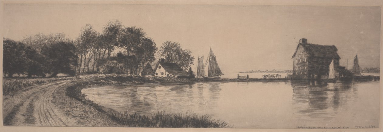 Paysage | Thomas Rathbone Manley | Estampe d'art