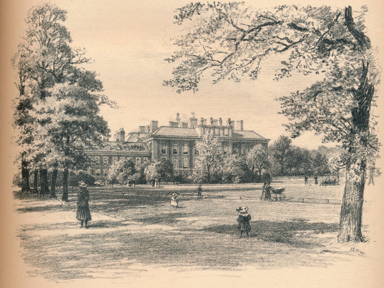 Façade sud du palais de Kensington, 1902 - Thomas Robert Way