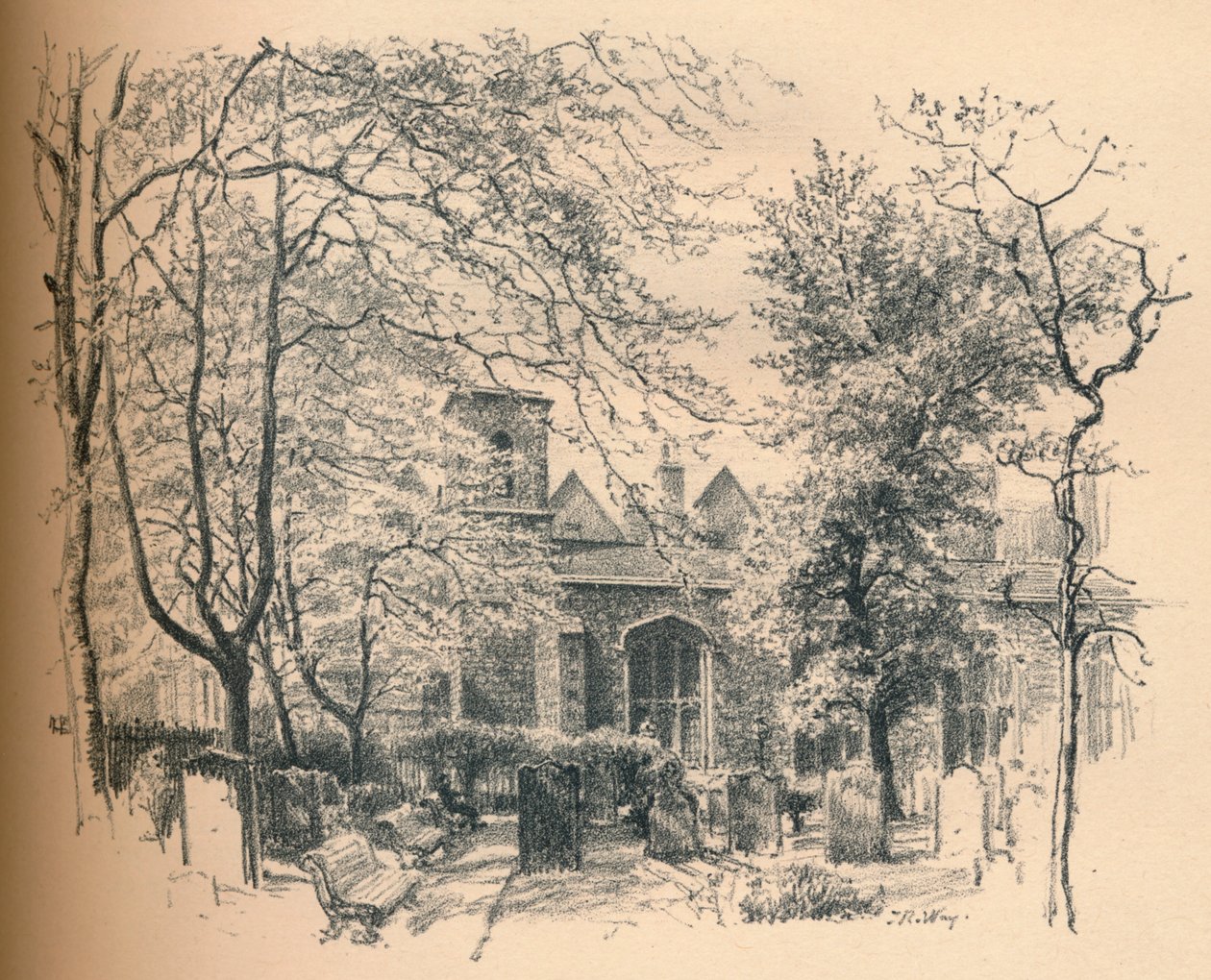 La Chapelle Royale, Palais de Savoy, 1902 - Thomas Robert Way