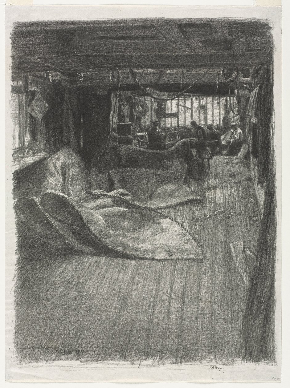 Le grenier des voiliers, 1911 - Thomas Robert Way