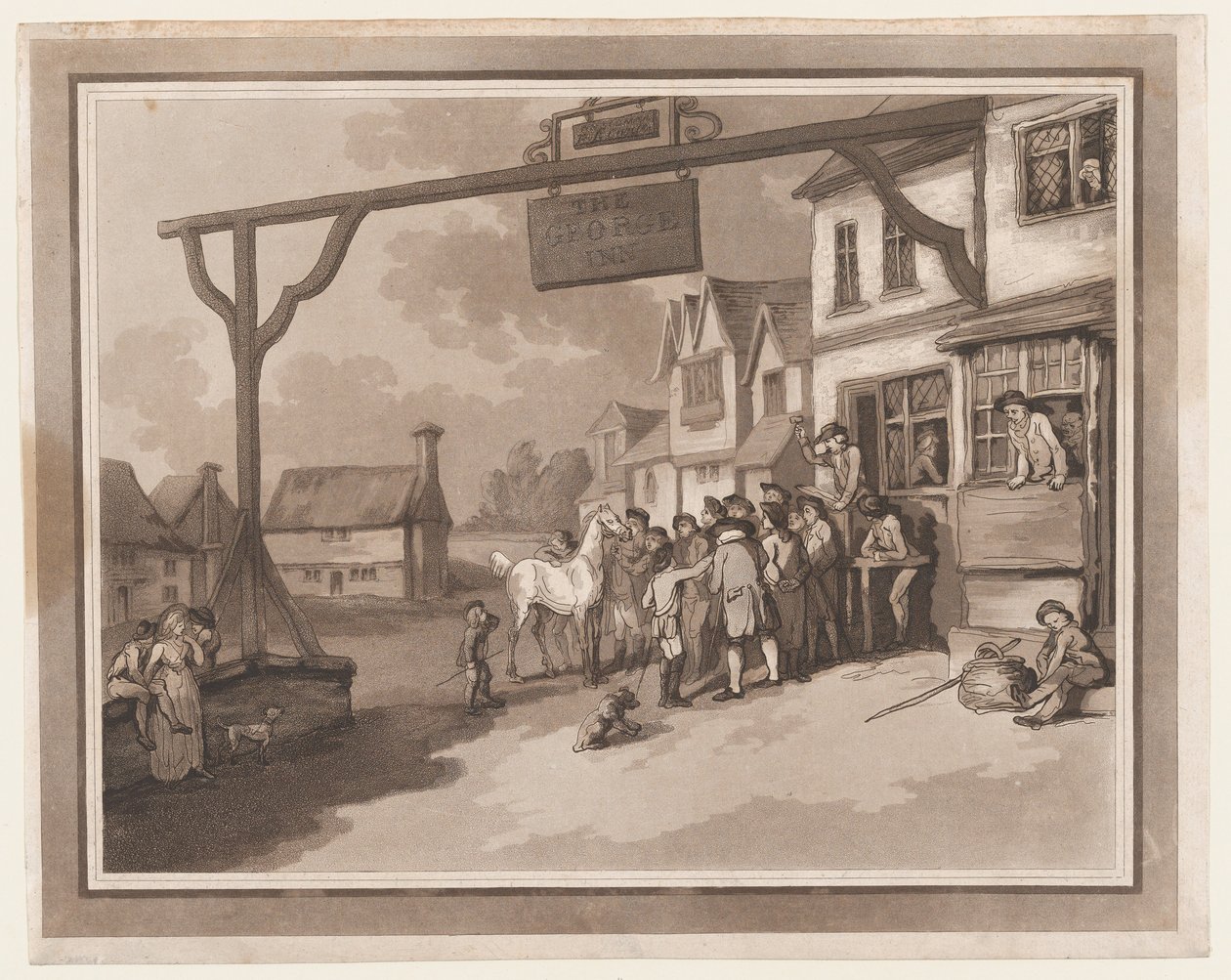 Crawley Une excursion à Brighthelmstone, 1er juin 1790 - Thomas Rowlandson, Samuel Alken