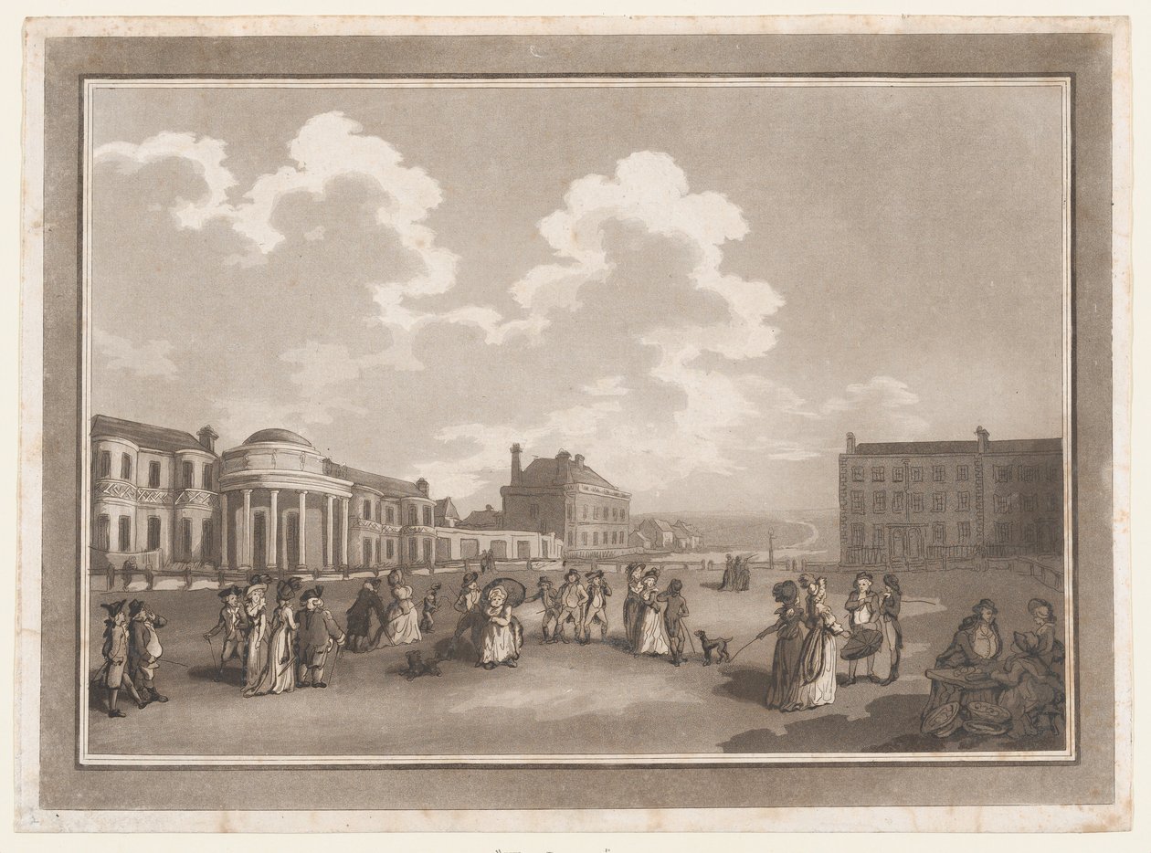 The Steine Une excursion à Brighthelmstone, 1er juin 1790 - Thomas Rowlandson, Samuel Alken