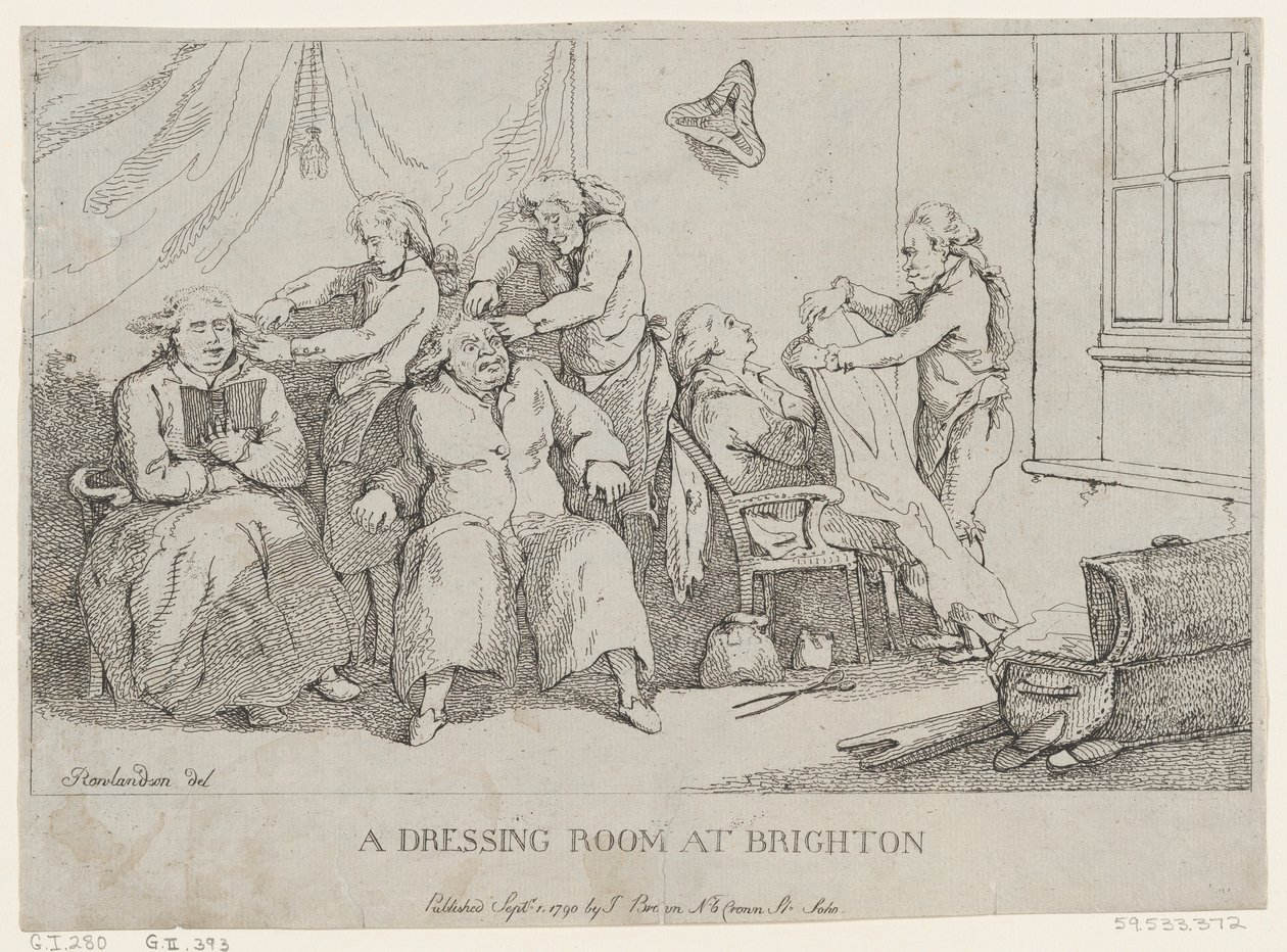 Une loge à Brighton, 1er septembre 1790 - Thomas Rowlandson