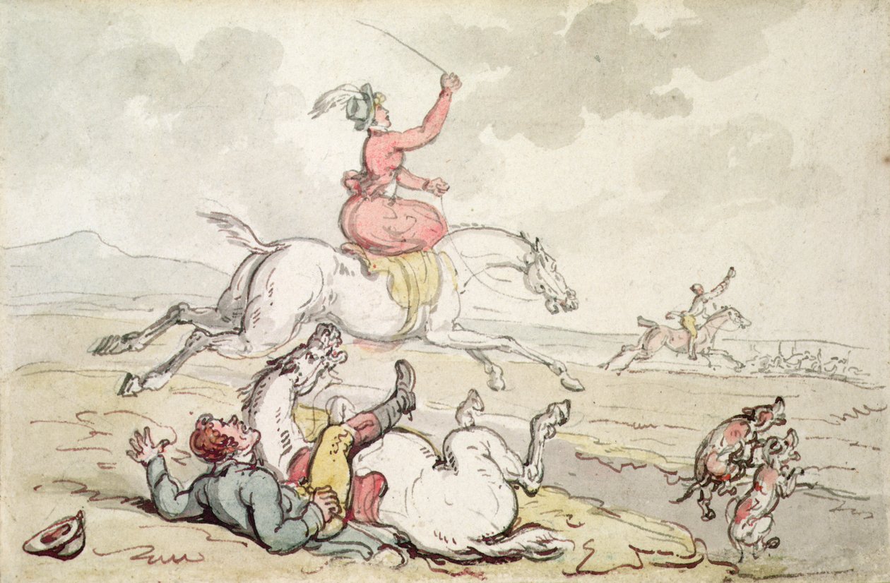 Un incident de chasse - Thomas Rowlandson