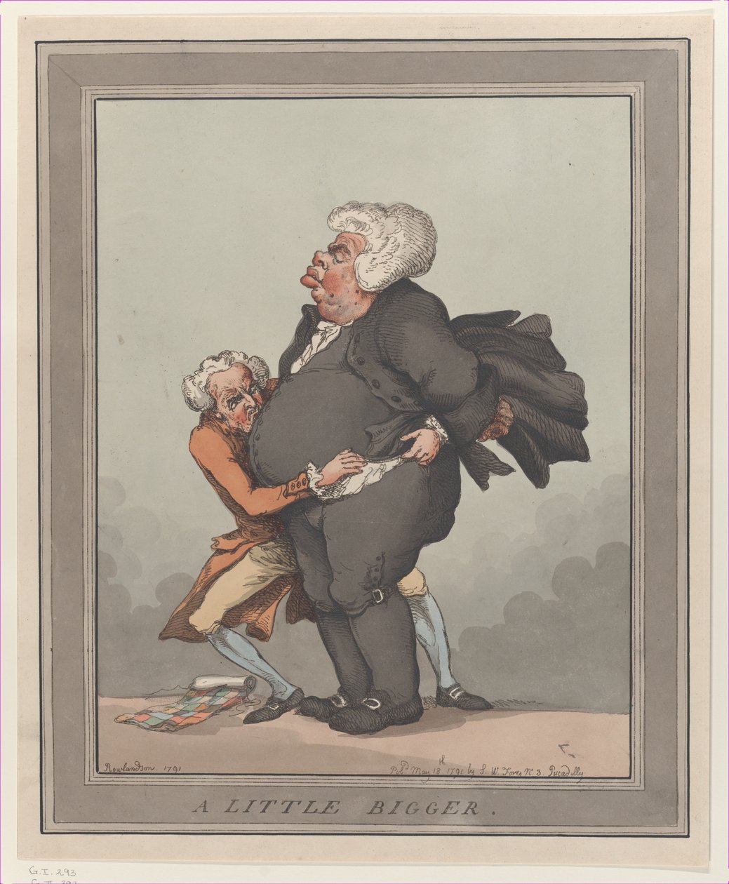 Un peu plus grand, 18 mai 1791 - Thomas Rowlandson