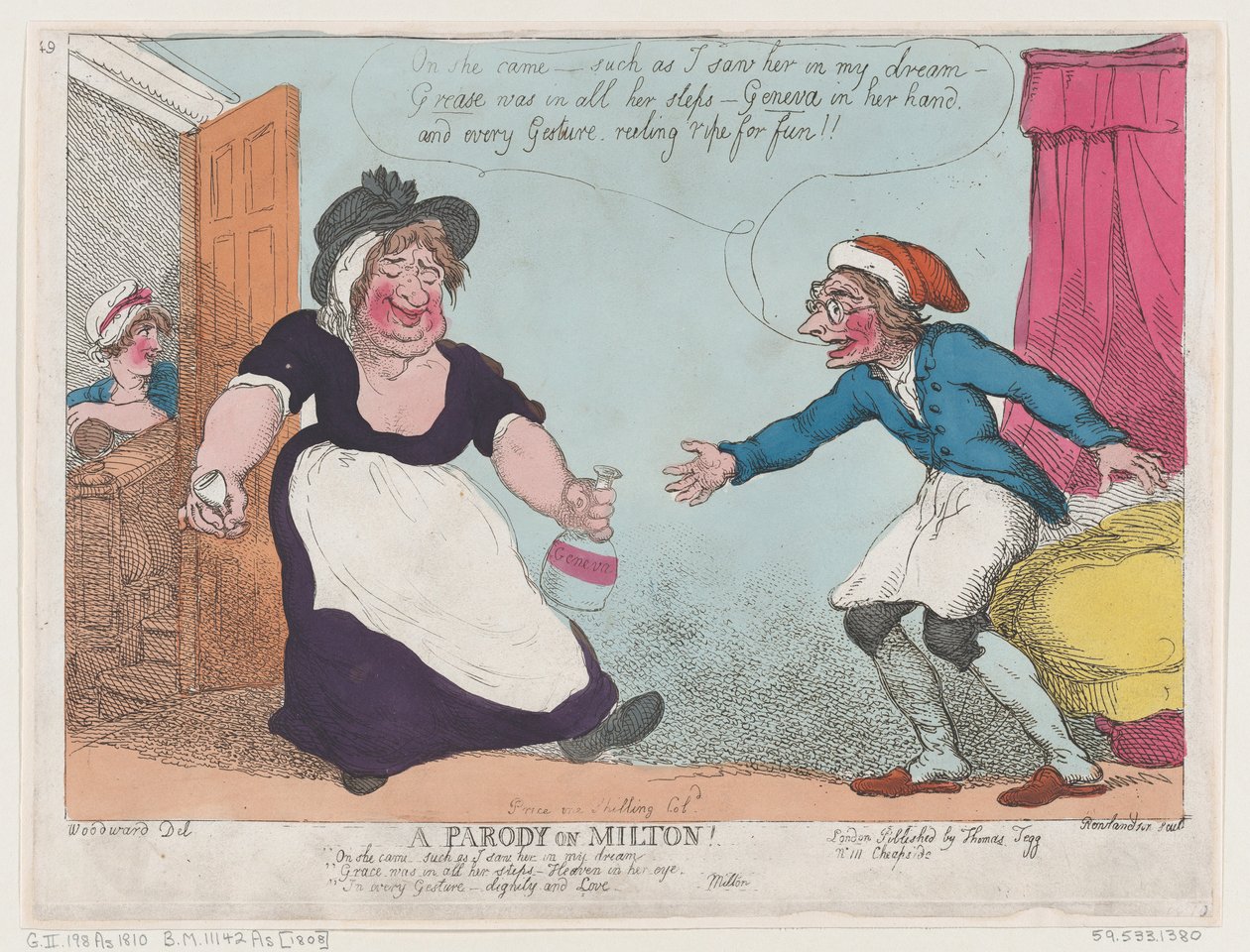 Parodie de Milton - Thomas Rowlandson