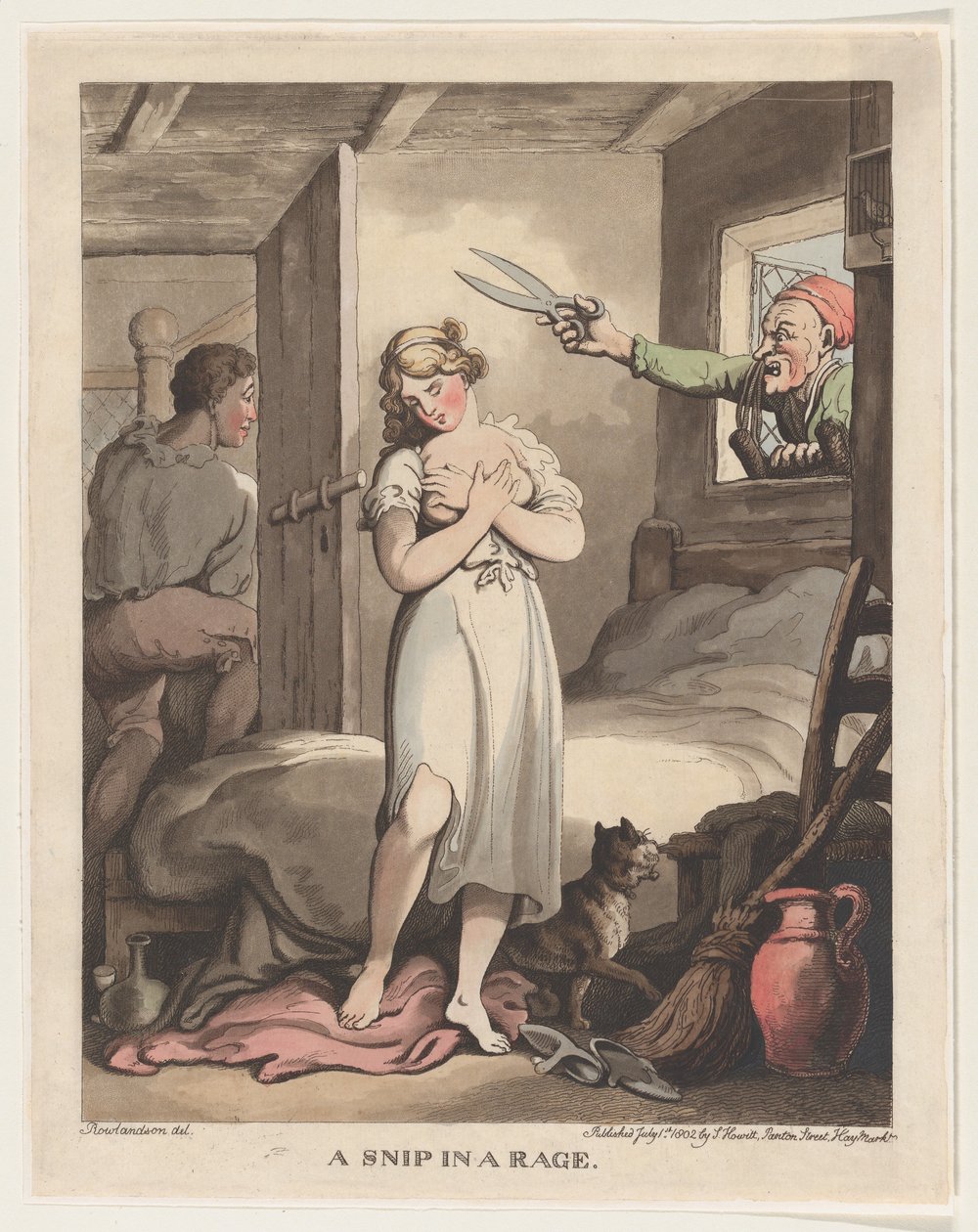 Un tailleur en colère - Thomas Rowlandson