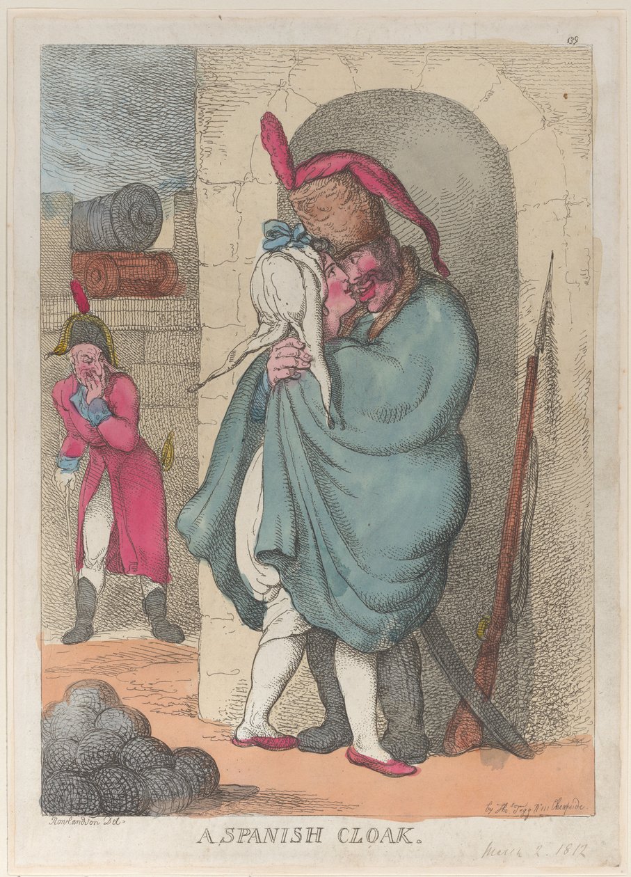 Un manteau espagnol, 2 mars 1812 - Thomas Rowlandson