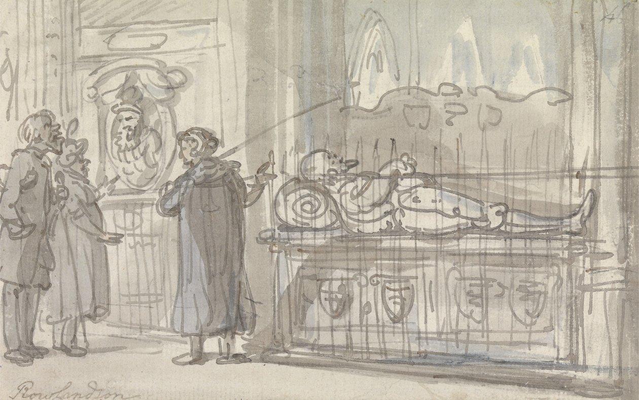 Une visite guidée dans une cathédrale - Thomas Rowlandson