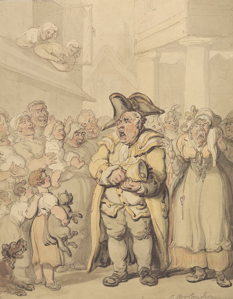Un crieur public - Thomas Rowlandson