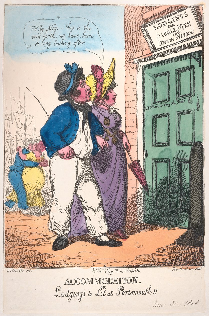 Hébergement, ou logements à louer à Portsmouth!! - Thomas Rowlandson