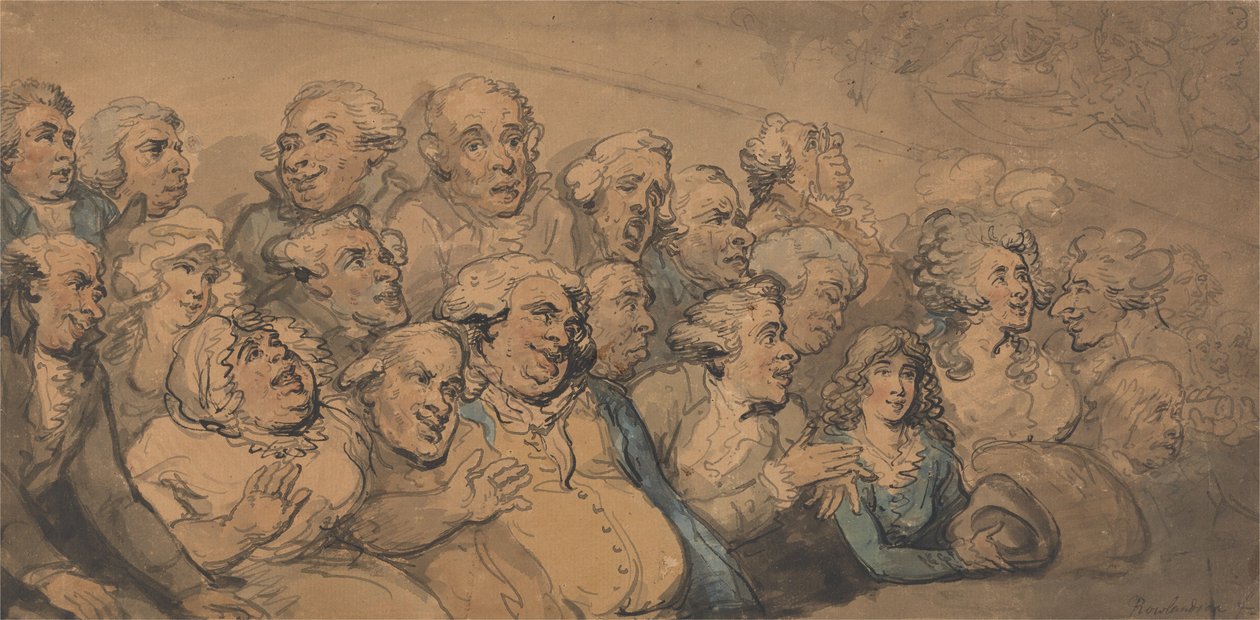 Une représentation au théâtre Drury Lane - Thomas Rowlandson