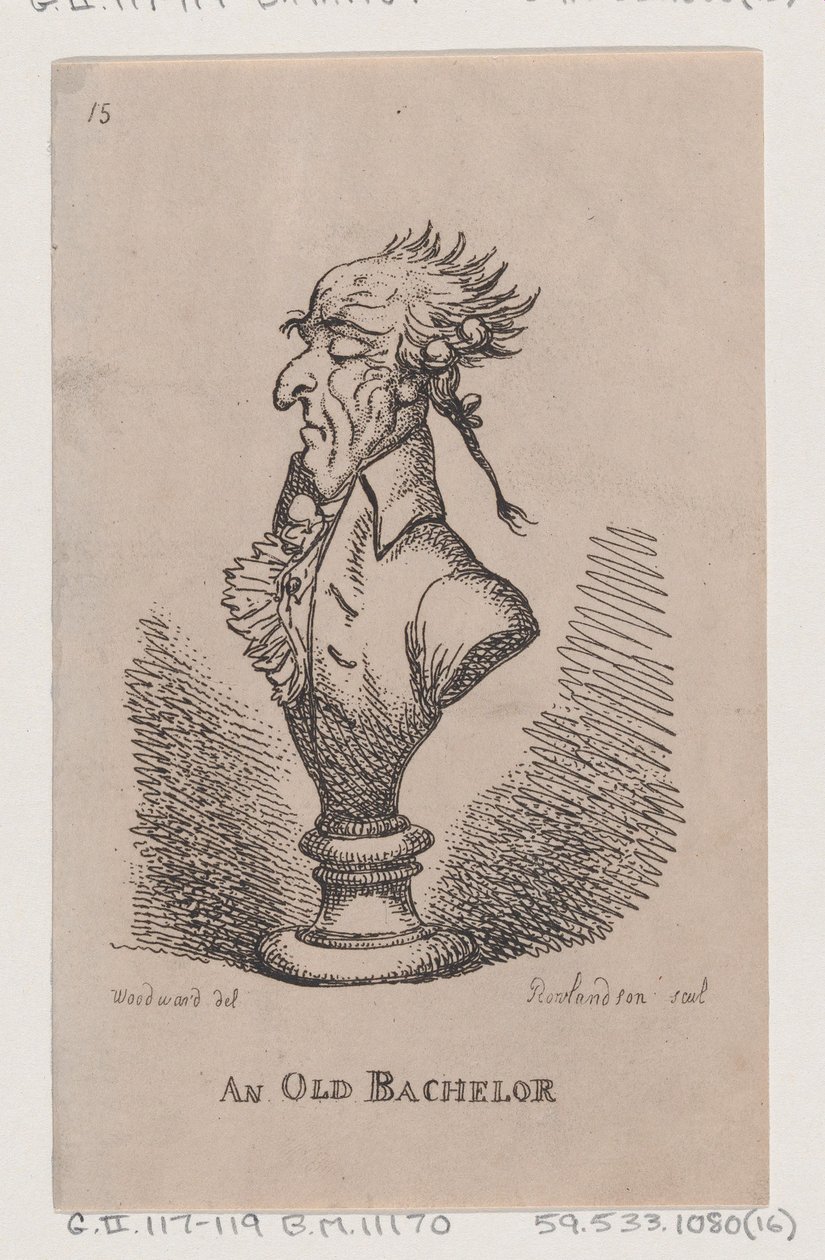 Un vieux célibataire - Thomas Rowlandson