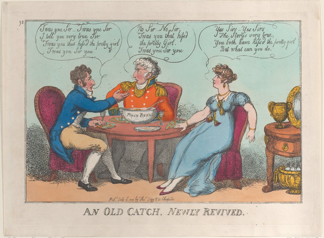 Un vieux chant, nouvellement ravivé - Thomas Rowlandson