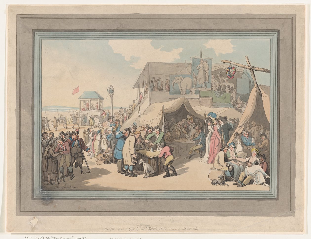 Entre les courses [Le parcours] - Thomas Rowlandson
