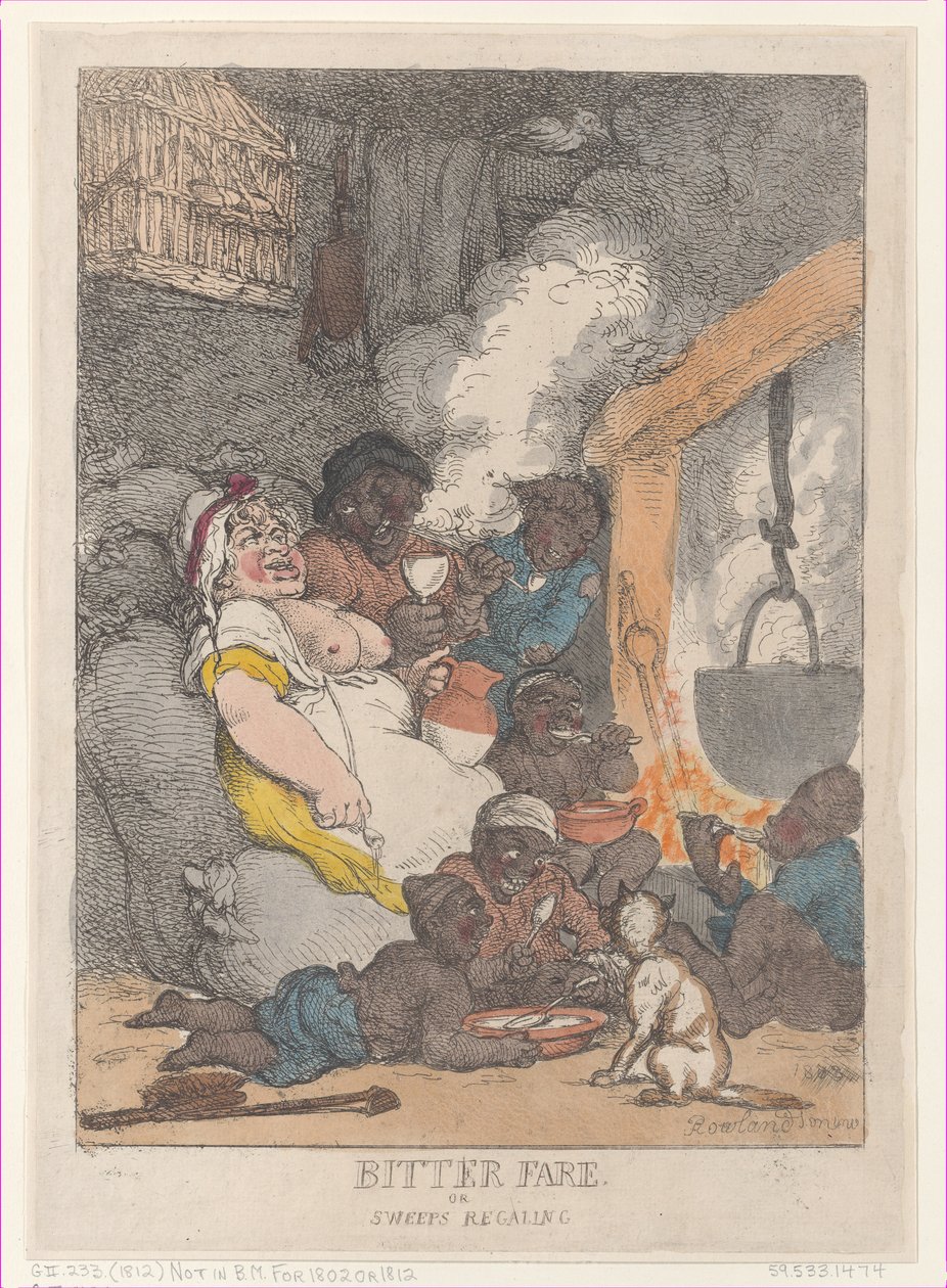 Amertume ou balayures régalant, 1812 - Thomas Rowlandson