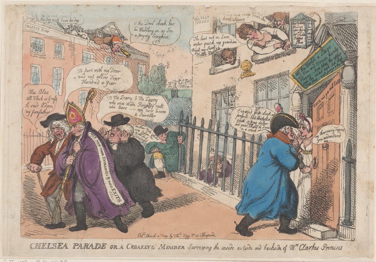 Parade de Chelsea ou un membre croassant examinant l