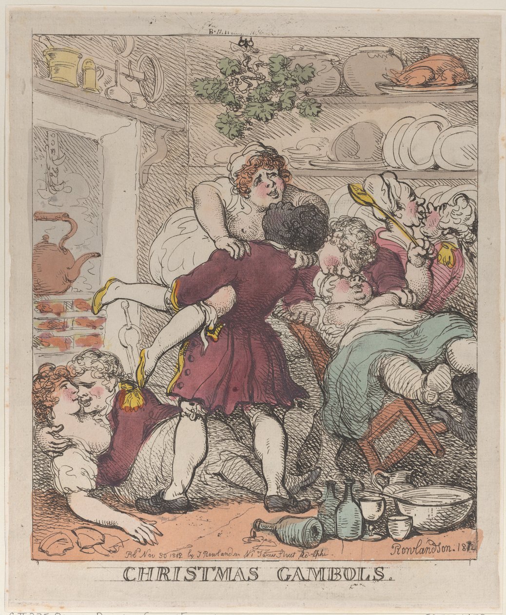 Jeux de Noël, 30 novembre 1812 - Thomas Rowlandson