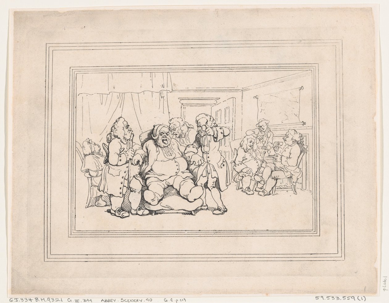 Les plaisirs du bain, planche 1 - Thomas Rowlandson