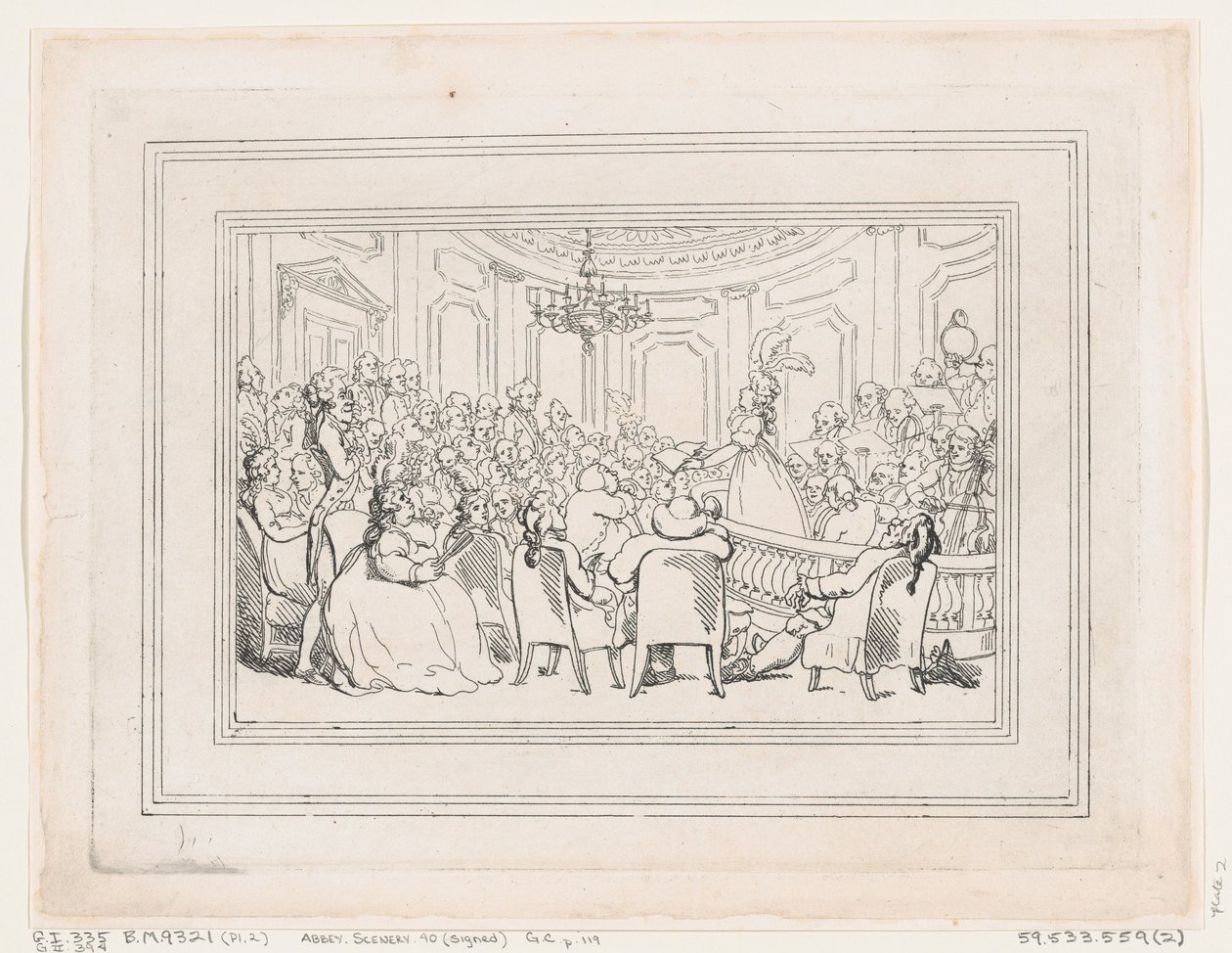 Les Conforts de Bath, Planche 2, 6 janvier 1798 - Thomas Rowlandson